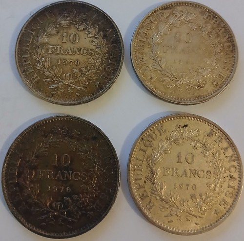 Lot pièce francs - francs, argent