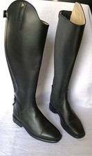PETRIE SYDNEY EQUESTRIAN Black Leather Riding Boots W Size 8 EUR 39 Handmade