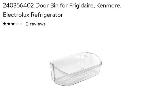 Frigidaire refrigerator door