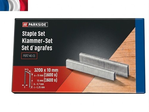 Parkside set agrafes - parkside®, d'agrafes