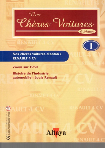 Fascicule nos cheres voitures - cheres,