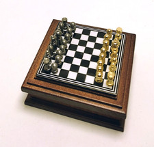 jeu d'échecs en merisier
