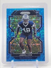JABRIL COX 2021 PANINI PRIZM ROOKIE BLUE NO HUDDLE COWBOYS RC /79 Q3658