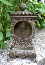 ANCIEN PORTE MONTRE GOUSSET EN BRONZE - CARTEL