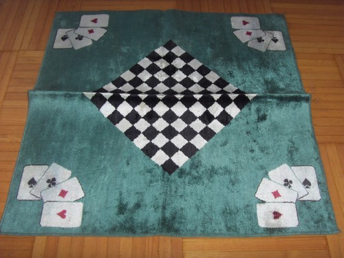 Tapis carré poker - tapis, 70