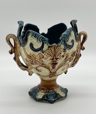 CACHE POT VASE EN  BARBOTINE