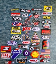 40PCS Stickers Casque Motocros