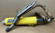 Suzuki LTZ400 HMF Slip On Yellow Exhaust Muffler Pipe Header LTZ KFX DVX 400