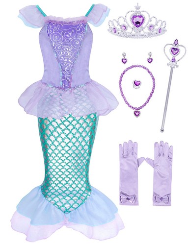 Déguisement sirène violette - déguisement,