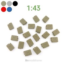 Lot 20 Jerricans 1/43, Bidons
