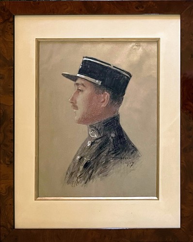 Tableau dessin sanguine craie