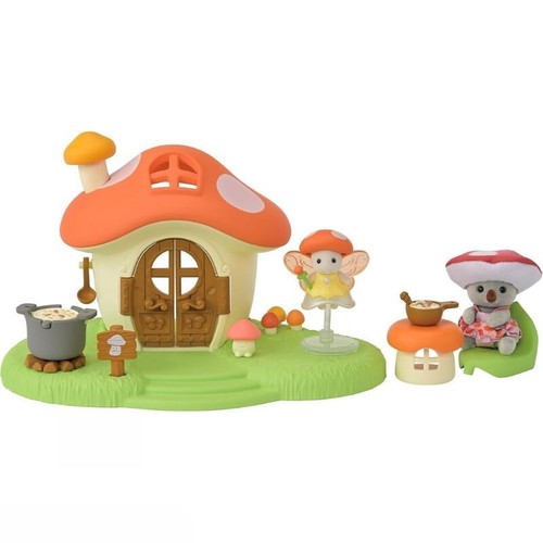 Maison champignon féerique - champignon,