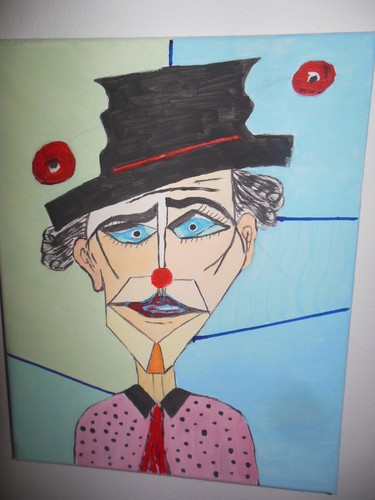 Tableau sur toile peinture - sur, toile,