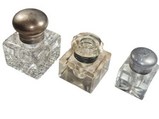 3 BEAUX ENCRIERS DE BUREAU