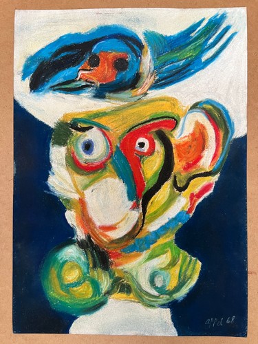 Dessin karel appel sur papier - dessin,