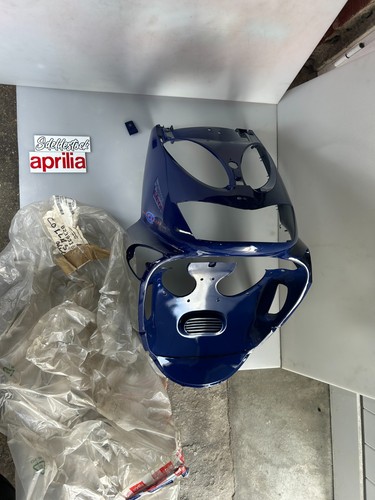 Tablier face avant bleu - face,