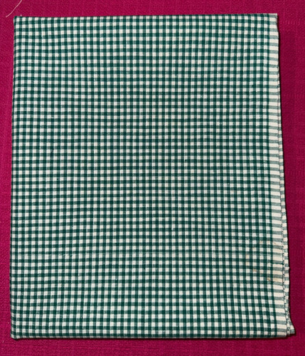 Tissu vintage coton - , vichy
