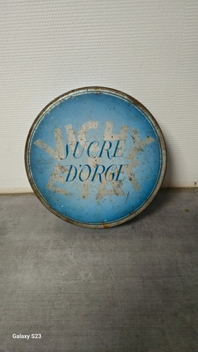 Boîte métal vintage vichy - boîte,