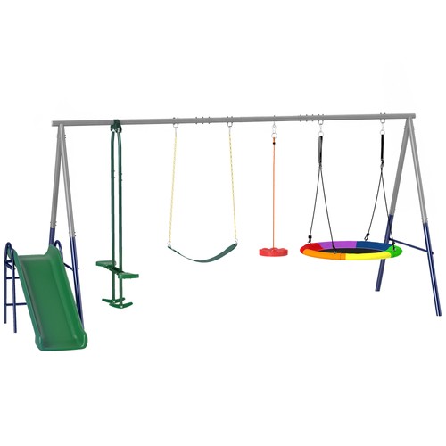 Balançoire portique enfants - balançoire,