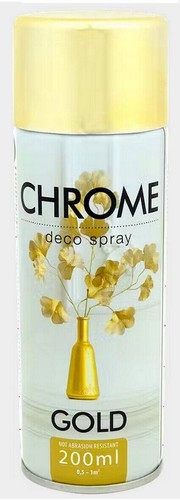Bombes peinture chrome or - bombes,