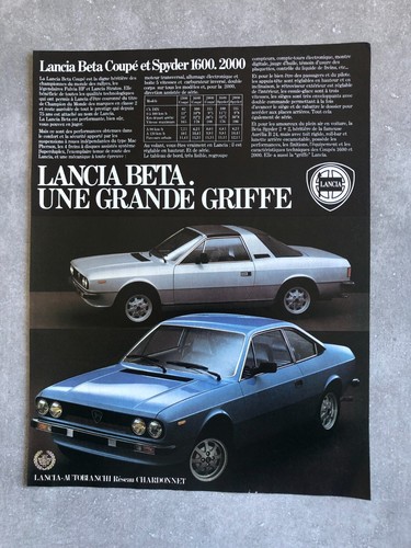 Publicité presse lancia - de,