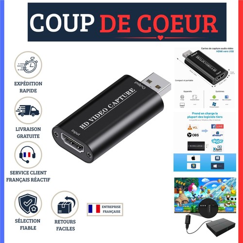 Carte capture vidéo hdmi - vidéo,