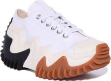 Converse 172896C Run Star Unisexe Motion Plateforme Blanche Taille 5-7