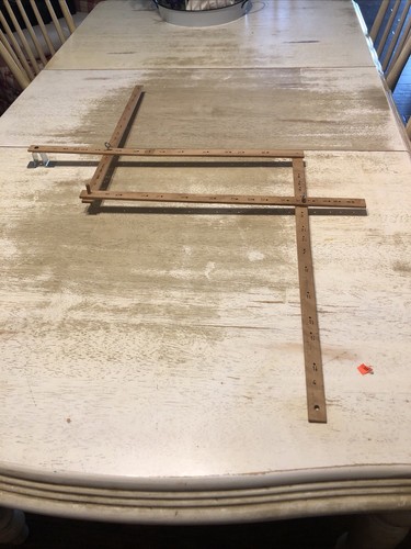 Vintage wood pantograph - wood,