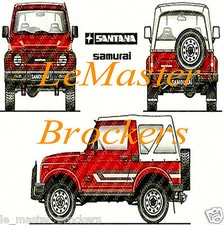 SUZUKI SAMOURAI 4x4  Poster