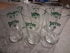 6 VERRES PERRIER 33CL
