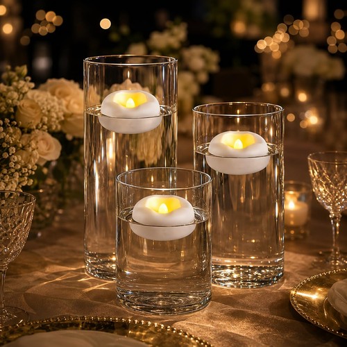 Lot bougies flottantes - de,