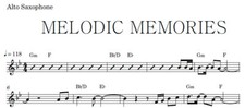 Partition MELODIC MEMORIES - Alto Saxophone