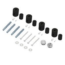 Fixation pour radiateurs design de salle de bain support mural en métal noir