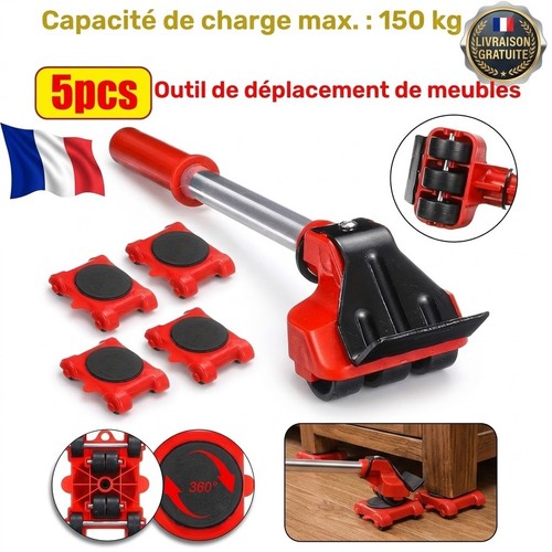 Kit déplacement meubles 5pcs - déplacement,