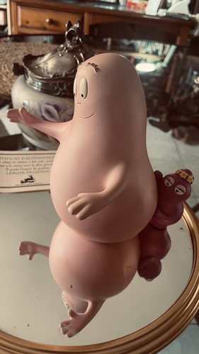 Figurine résine barbapapa - résine,