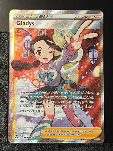 Carte pokémon gladys - carte,