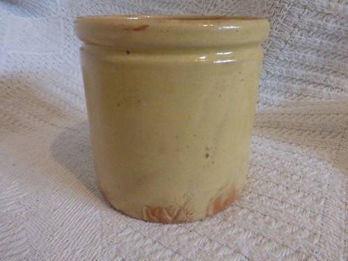 Ancien pot confiture en - a,