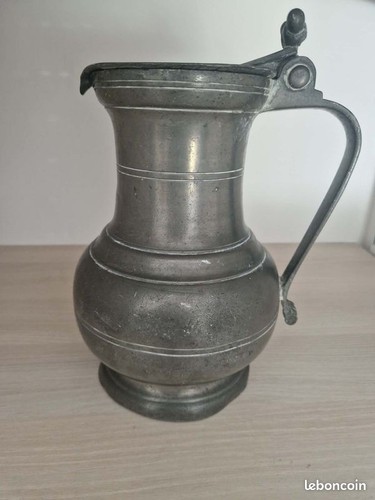 Ancien pichet étain - ancien,