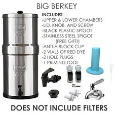 Big Berkey Unit/Housing ONLY- Open Box (Filters NOT included PLEASE READ)
