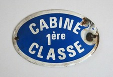 CABINE 1ère CLASSE, plaque