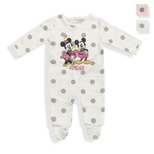 Combinaison Disney Pagliaccetto Bébé Minnie Mouse Pyjama Chaud Coton Fille 5935