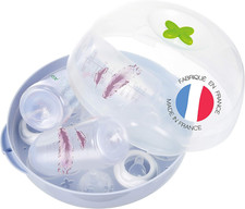 Stérilisateur Biberons Pour Micro-Ondes, Stérilise En 4 Minutes