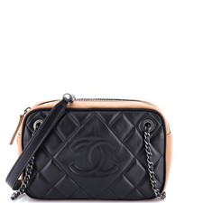 Chanel Ballerine Camera Case Bag Quilted Calfskin Small