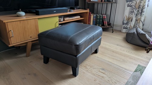 Repose pieds ikea marron - pieds,