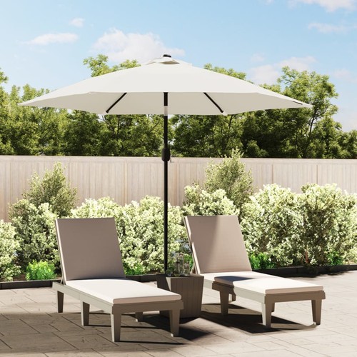 Parasol vert poteau - acier, 3m