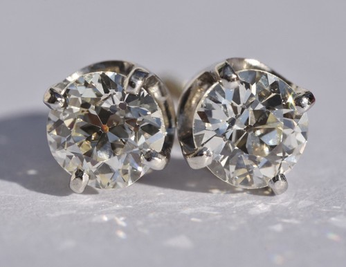 Boucles oreilles diamant - boucles, d'oreilles