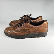 Mephisto Match Run Off Shoes Mens 10 Comfort Leather Walking Brown Pebbled