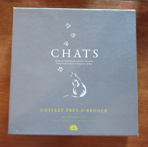 Coffret prêt broder chats - coffret, prêt-à-broder