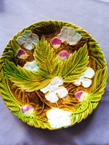 Assiette barbotine décor - barbotine,