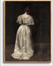 Ancien Tableau Artistique Dame